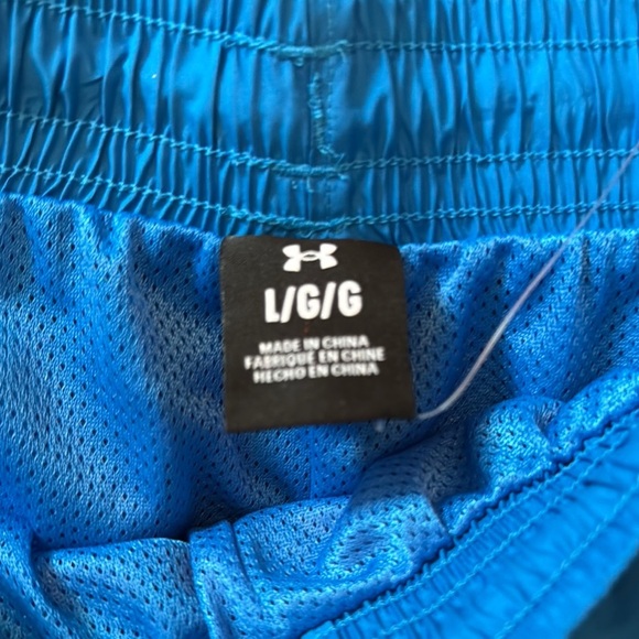 Under Armour Blue Athletic Training Shorts NWT L - Picture 6 of 10
